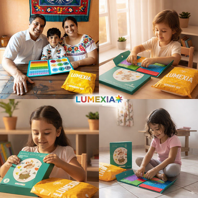 Libro Montessori Didáctico Magnético de Fracciones - Lumexia
